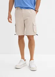 Cargo bermudy s pohodlným pasem, Regular Fit, bonprix