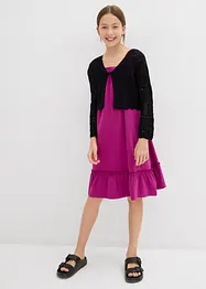 Žerzejové šaty z elastické směsi s organickou bavlnou, bonprix