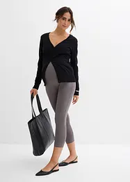 Těhotenské capri legíny (2 ks v balení), bonprix