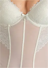 Body s tangy a pružnou krajkou, bonprix