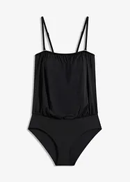 Bandeau jednodílné plavky s odnímatelnými ramínky, bonprix