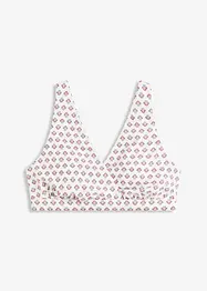 Bikinový top s výstřihem do V, bonprix