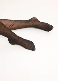 Punčochové kalhoty s puntíky (30 DEN), bonprix