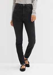 Skinny džíny, High Waist, zkrácené, bonprix