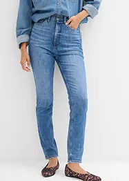 Skinny džíny, High Waist, zkrácené, bonprix