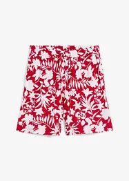 Široké viskózové šortky s pohodlným pasem, High Waist, bonprix