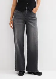Džíny Wide Leg, High Waist, bonprix