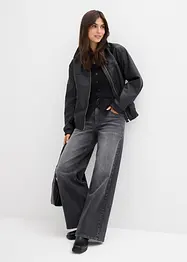 Džíny Wide Leg, High Waist, bonprix