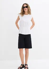 Tričko s dírkovaným vzorem, bonprix