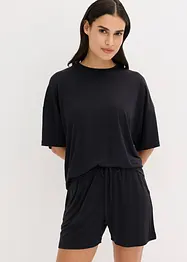 Oversize krátké pyžamo z měkkého modalu, bonprix