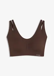 Bezešvý vatovaný podprsenkový top Feel Comfort, bonprix