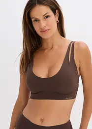 Bezešvý vatovaný podprsenkový top Feel Comfort, bonprix