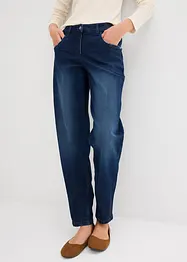 Džíny Barrel, Mid Waist, bonprix