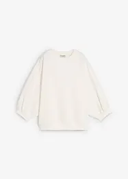 Oversize mikina z čisté bavlny, bonprix