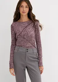 Triko s dlouhým rukávem, z měkké viskózové směsi, bonprix