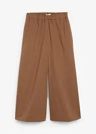 Culotte kalhoty s vlněným vzhledem, bonprix