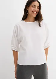 Halenkové tričko Loose Fit z čisté bavlny, bonprix