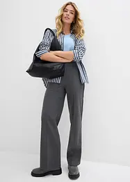 Kalhoty Marlene s vlněným vzhledem, bonprix