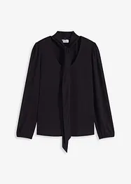 Strukturované triko s odnímatelnou vázačkou, bonprix