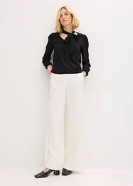 Strukturované triko s odnímatelnou vázačkou, bonprix