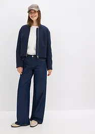 Džíny Wide Leg, Mid Waist, bonprix