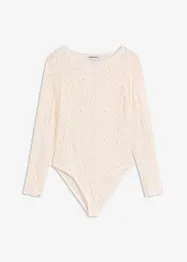 Krajkové body s hebkým povrchem, bonprix