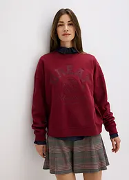 Oversize mikina z čisté bavlny, bonprix