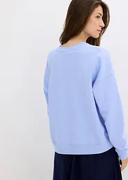 Oversize mikina z čisté bavlny, bonprix