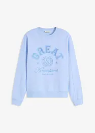 Oversize mikina z čisté bavlny, bonprix