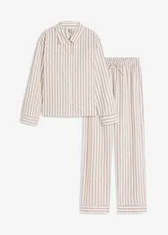 Domácí volnočasová souprava z tkané bavlny, oversize, bonprix