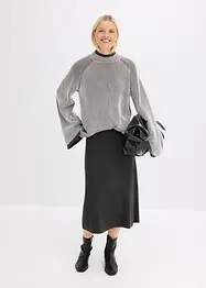 Oversize svetr se stojáčkem, bonprix