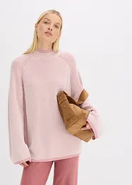 Oversize svetr se stojáčkem, bonprix