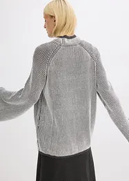 Oversize svetr se stojáčkem, bonprix