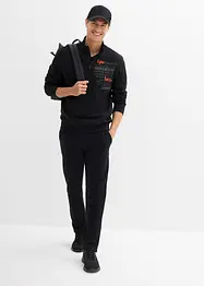 Mikina s límečkem na zip, z čisté organické bavlny, bonprix