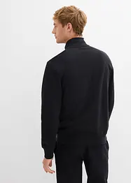 Mikina s límečkem na zip, z čisté organické bavlny, bonprix