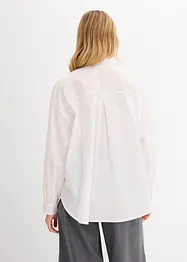 Košilová halenka se štrasovou aplikací, bonprix