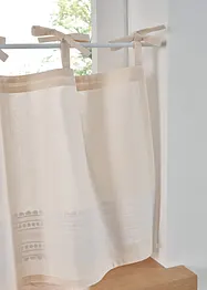 Vitrážková záclona s potiskem, organická bavlna, bonprix