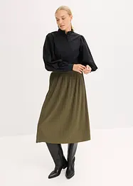 Žerzejová sukně ze splývavé viskózové směsi, bonprix