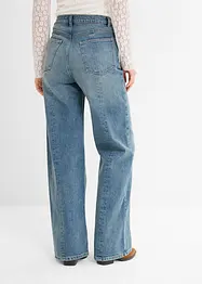 Džíny Straight Loose, High Waist, Low Stretch, bonprix