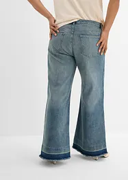 Džíny Wide Leg, Mid Waist, bonprix