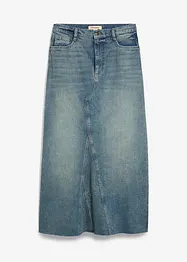 Džínová maxi sukně, Mid Waist, bonprix