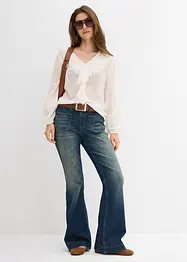 Džíny do zvonu, Mid Waist, bonprix
