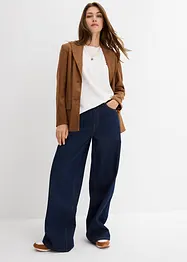 Džíny Wide Leg, High Waist, bonprix