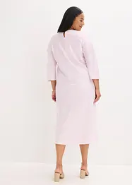 Midi šaty z lesklého saténu, bonprix