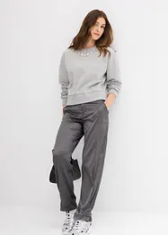 Oversize mikina se štrasem, bonprix