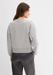 Oversize mikina se štrasem, bonprix