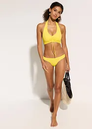 Bikiny s ramínkem kolem krku a nařasením (2dílná souprava), bonprix