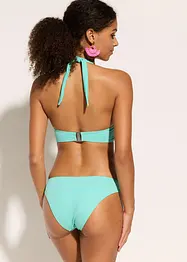 Bikiny s ramínkem kolem krku a nařasením (2dílná souprava), bonprix