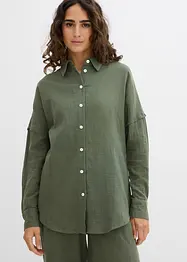 Oversized košile ze vzdušného mušelínu, bonprix
