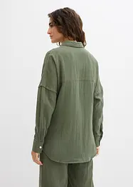 Oversized košile ze vzdušného mušelínu, bonprix